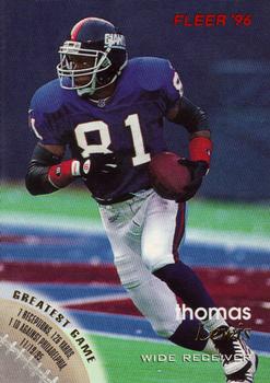Thomas Lewis New York Giants 1996 Fleer NFL #92